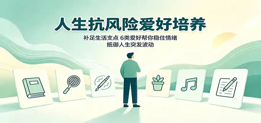人生抗风险爱好培养:补足生活支点,6类爱好帮你稳住情绪,抵御人生突发波动-海豚优课资源库