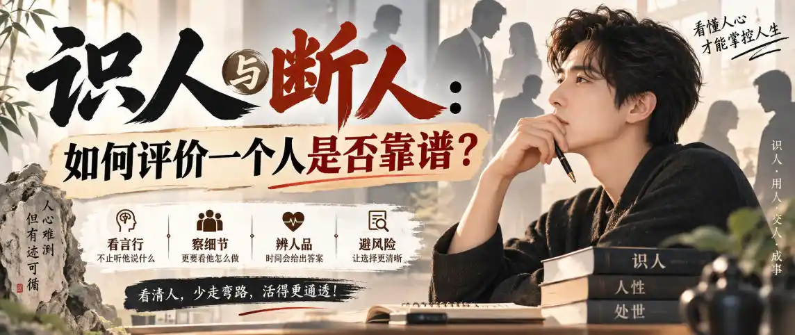 付费文章:识人与断人:如何评价一个人是否靠谱?-海豚优课资源库