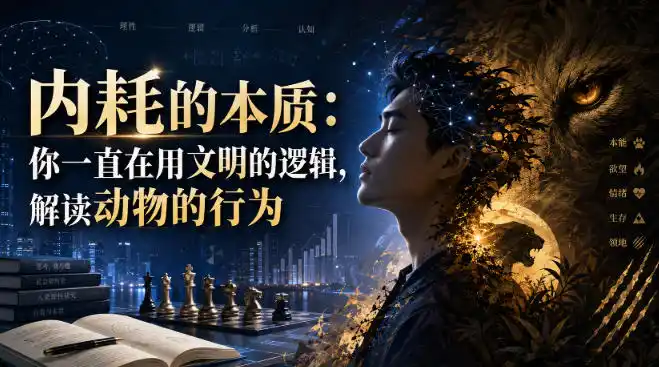 付费文章:内耗的本质:你一直在用文明的逻辑,解读动物的行为-海豚优课资源库