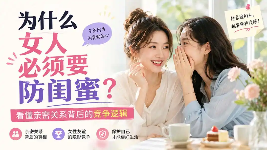 付费文章：为什么女人必须要防闺蜜？看懂亲密关系背后的竞争逻辑-海豚优课资源库