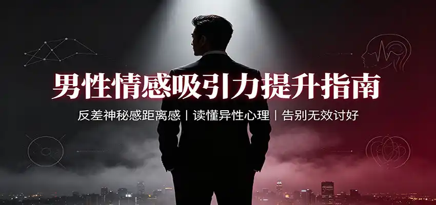 男性情感吸引力提升指南:反差神秘感距离感,读懂异性心理,告别无效讨好-海豚优课资源库