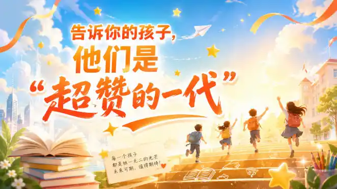 某付费社群专属文章:告诉你的孩子,他们是“超赞的一代”。-海豚优课资源库