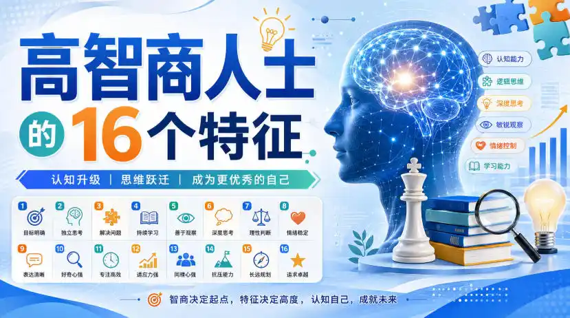 付费文章:高智商人士的16个特征-海豚优课资源库