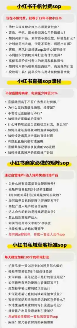 小红书高利润AI经营课2026年7.18-20:起号+爆文+付费+达人+私域,利用AI与SOP实现团队人效翻倍增长-海豚优课资源库