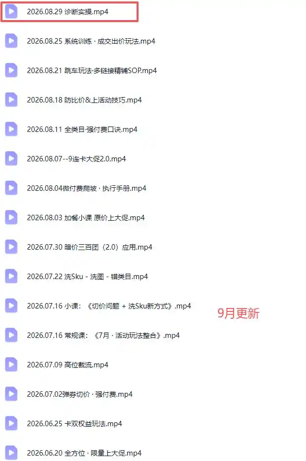 拼多多实战特训营(更新26年0831-海豚优课资源库