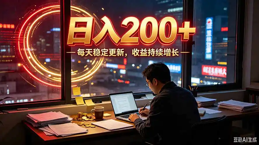 番茄达人变现新玩法,全自动运行 每日300+-海豚优课资源库