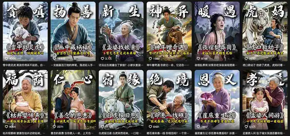 抖音AI民间故事账号实战!67W粉丝博主拆解起号、文案、画面与剪辑,分享伙伴计划及广告变现路径,月入10000+-海豚优课资源库