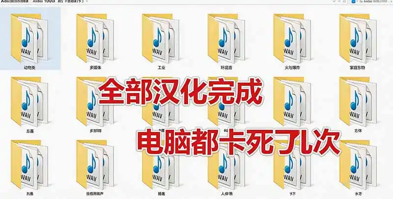 请称爆硬盘!Adobe 和 达芬奇 官方提供的高品质免版税音效库, 10000+ 免费商用音效合集,已离线打包-海豚优课资源库