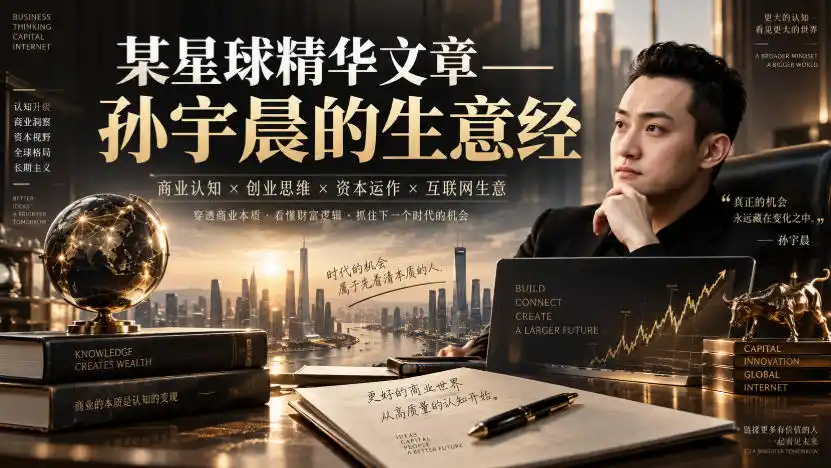某星球精华文章——孙宇晨的生意经-海豚优课资源库